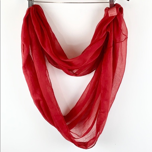 ❤️Hearts on Fire Red Shades BUNDLE Mixed Scarves❤️ - Picture 8 of 16